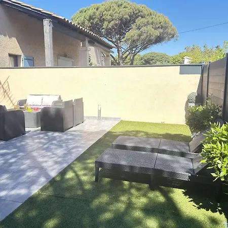 Sm700-007 Pinede Maxime Maison 5 Pieces 8 Couchages Avec Piscine Et Parking * Sainte-Maxime